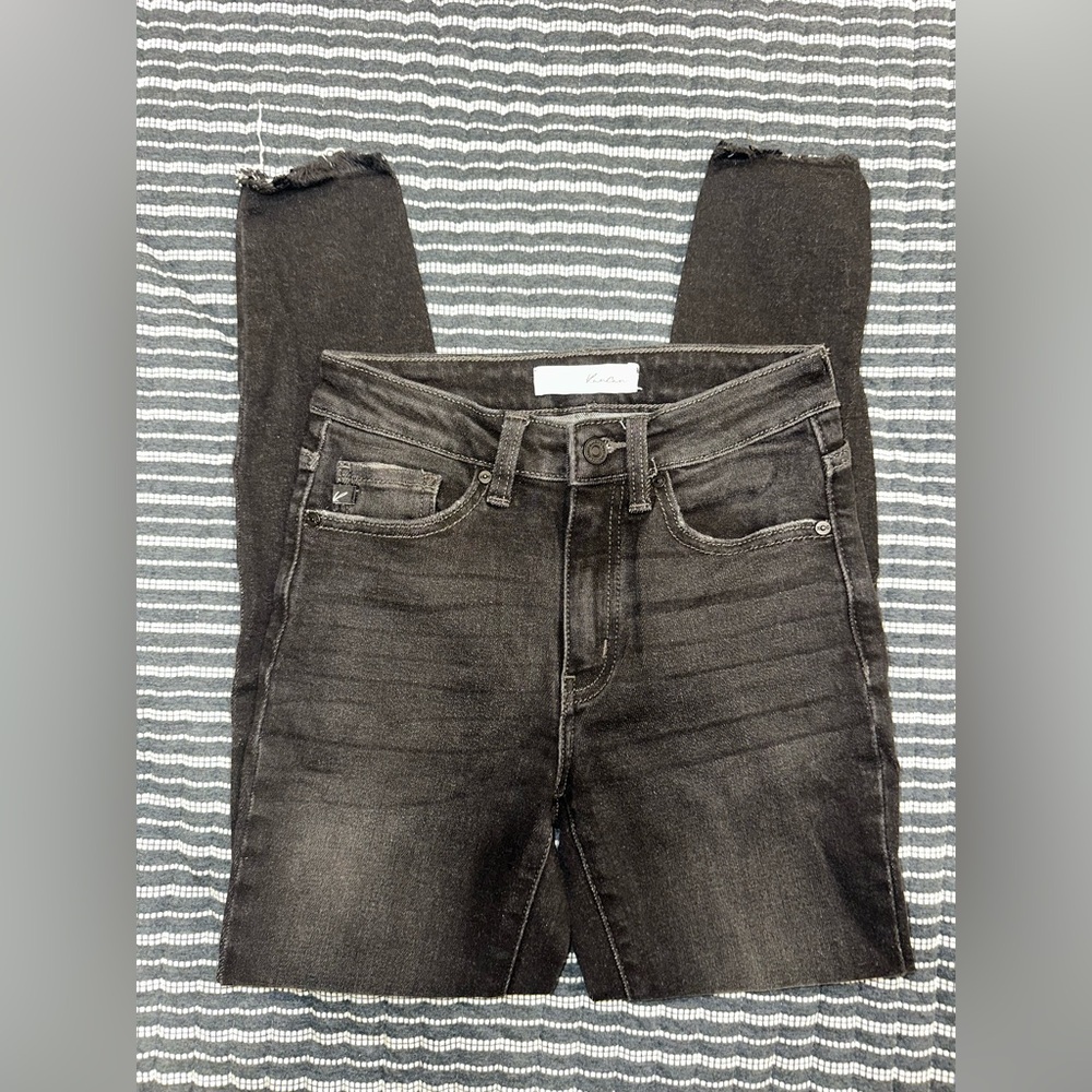 KanCan Distressed Black Skinny Jeans